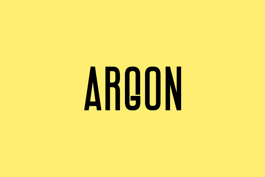 ARGON - Display / Headline Typeface in Display Fonts - product preview 8