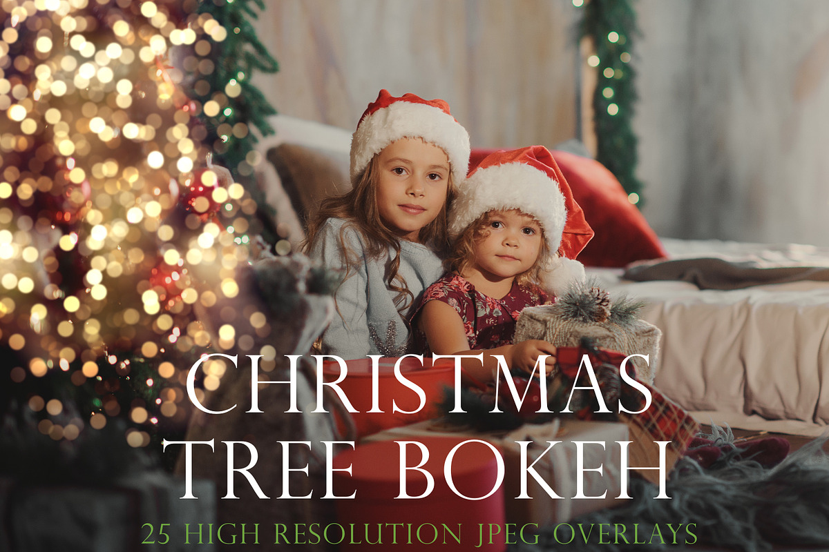 Christmas tree bokeh overlays in Objects - product preview 8