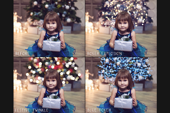 Christmas tree bokeh overlays in Objects - product preview 2