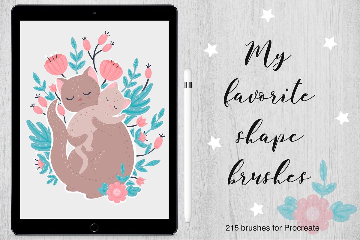 My favourite Procreate shape brushes in Add-Ons - product preview 8