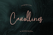 Carollines Script Font
