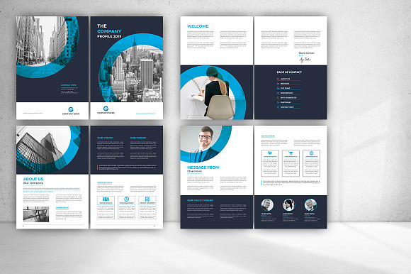 Company Profile Bundle in Brochure Templates - product preview 3