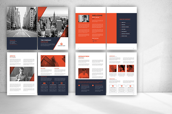 Company Profile Bundle in Brochure Templates - product preview 7