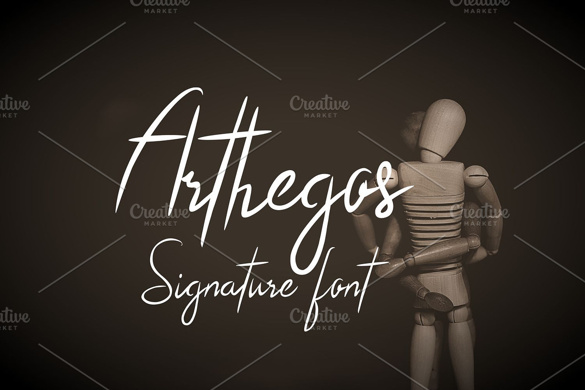 Arthegos in Script Fonts - product preview 8