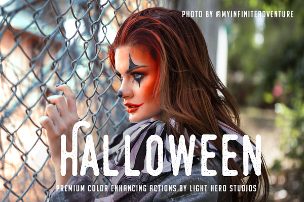24 Halloween Photoshop Actions