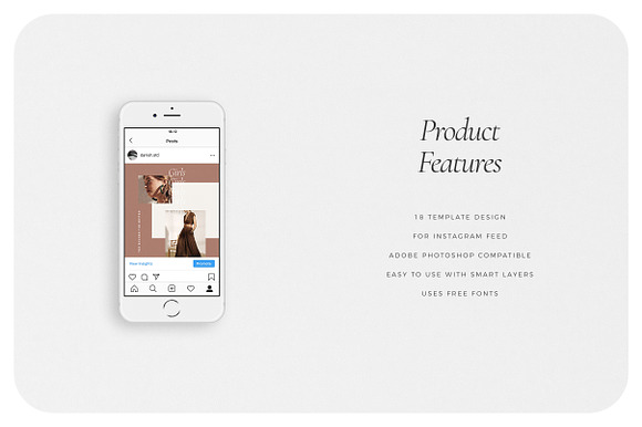 DANISH Instagram Feed in Instagram Templates - product preview 4