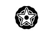 Badge label icon