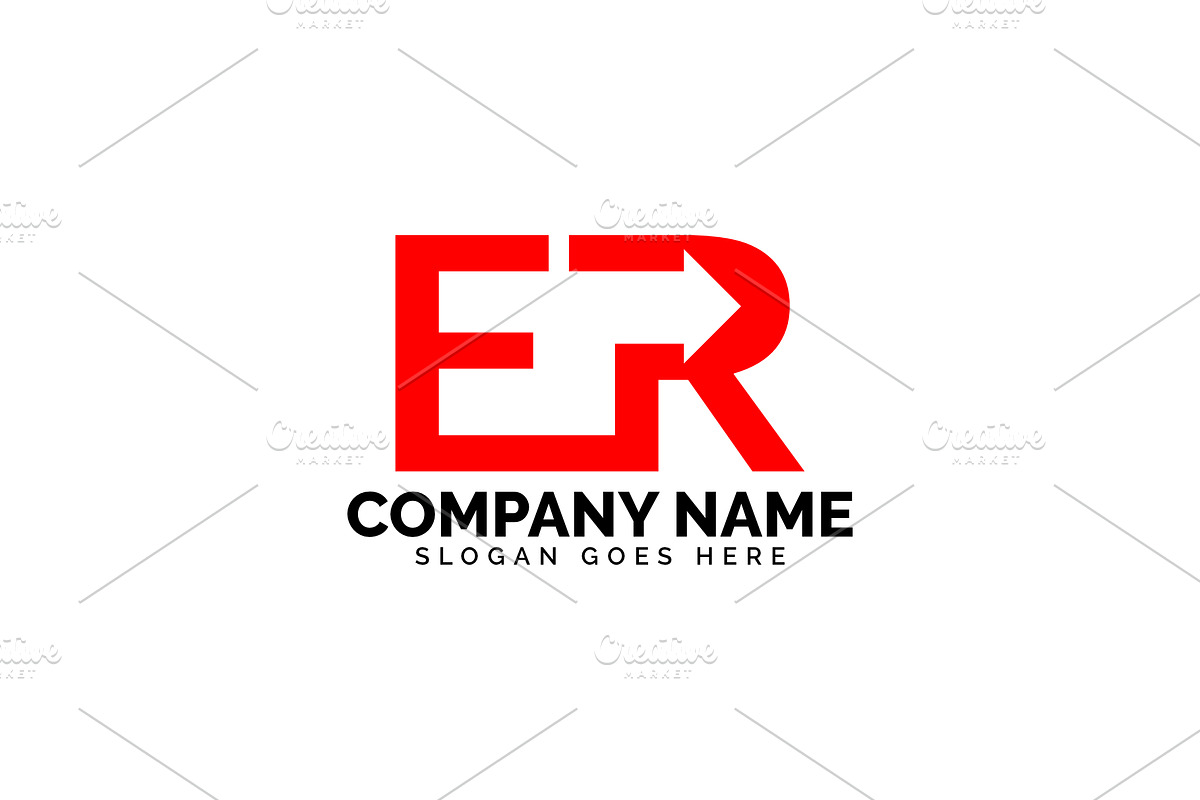 er letter arrow logo in Logo Templates - product preview 8