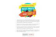 Best Price Exclusive Offer Vector