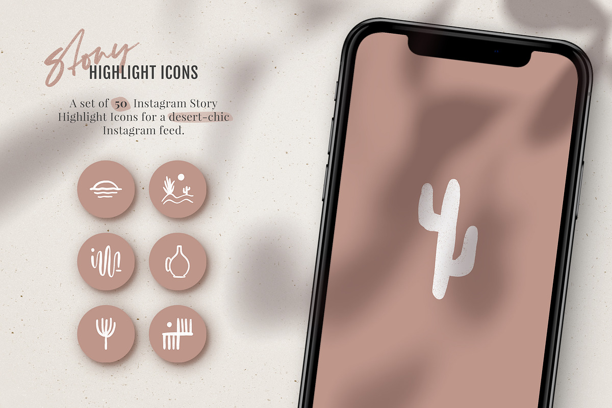 Instagram Highlight Icons – Desert in Instagram Templates - product preview 8