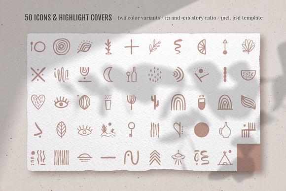 Instagram Highlight Icons – Desert in Instagram Templates - product preview 1