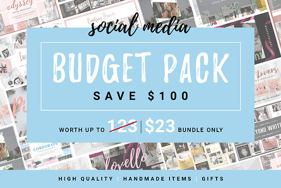 SAVE $100 Social Media Budget Pack in Social Media Templates - product preview 20