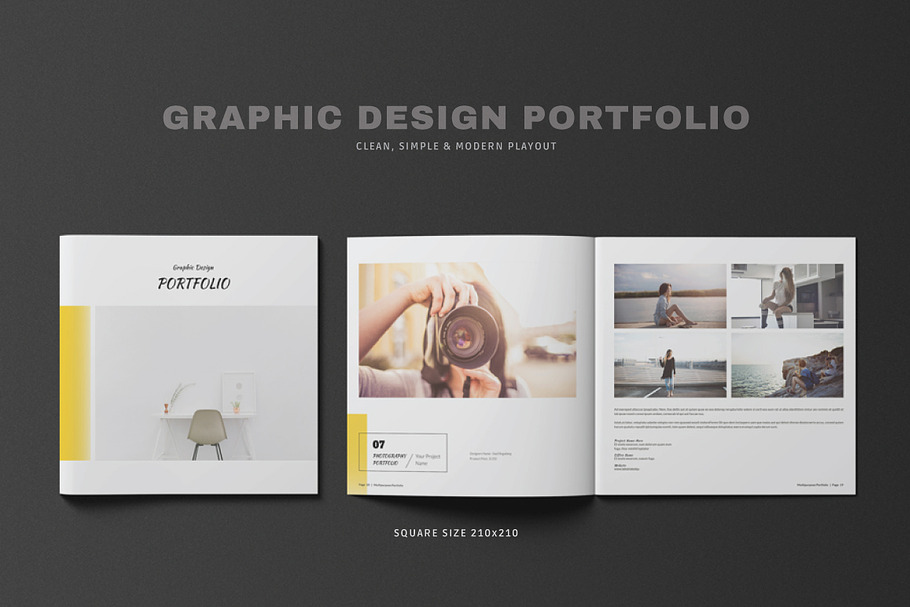 Graphic Design Portfolio in Brochure Templates - product preview 8