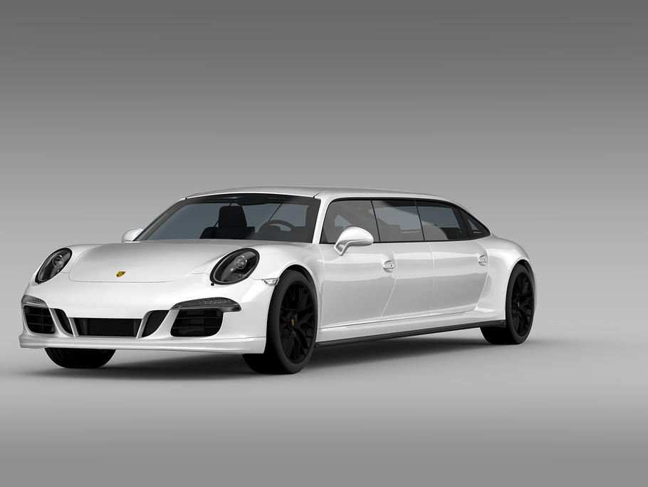 Porsche 911 Carrera 4 GTS Limousine in Vehicles - product preview 3