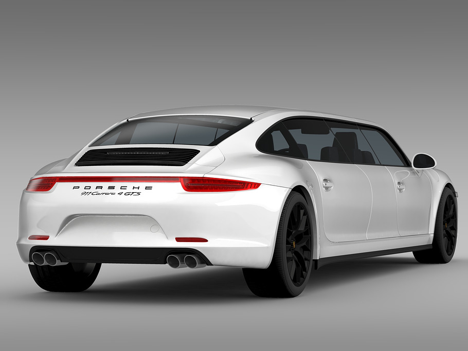 Porsche 911 Carrera 4 GTS Limousine in Vehicles - product preview 8