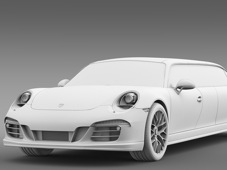 Porsche 911 Carrera 4 GTS Limousine in Vehicles - product preview 14