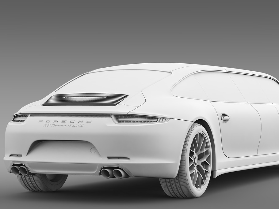 Porsche 911 Carrera 4 GTS Limousine in Vehicles - product preview 15
