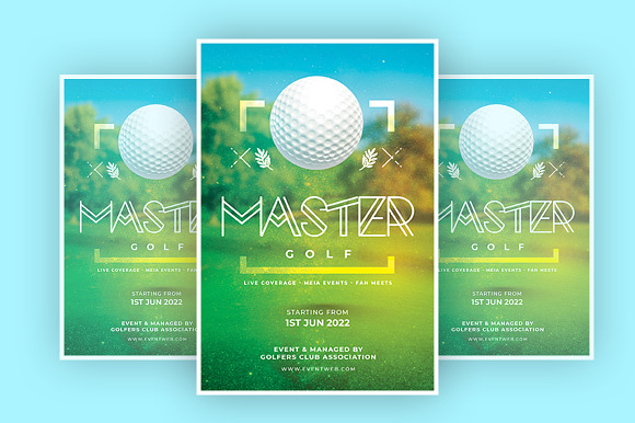 MASTER GOLF in Flyer Templates - product preview 1