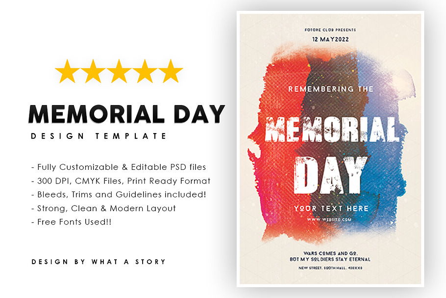 Memorial Day in Flyer Templates - product preview 8