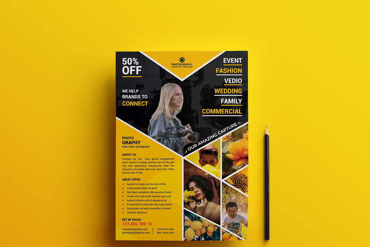 Photography Flyer in Flyer Templates - product preview 8