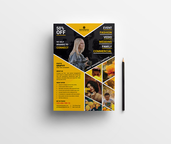 Photography Flyer in Flyer Templates - product preview 1
