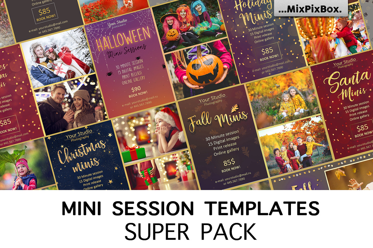 Mini Sessions Templates Super Pack in Add-Ons - product preview 8