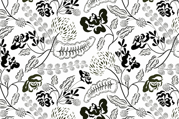 Fresh Flowers - Seamless Pattern in Patterns - product preview 8