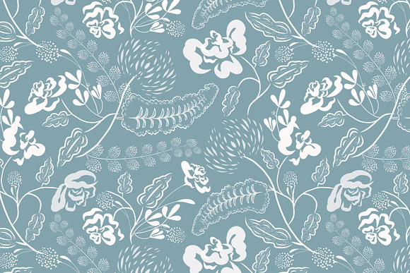 Fresh Flowers - Seamless Pattern in Patterns - product preview 9