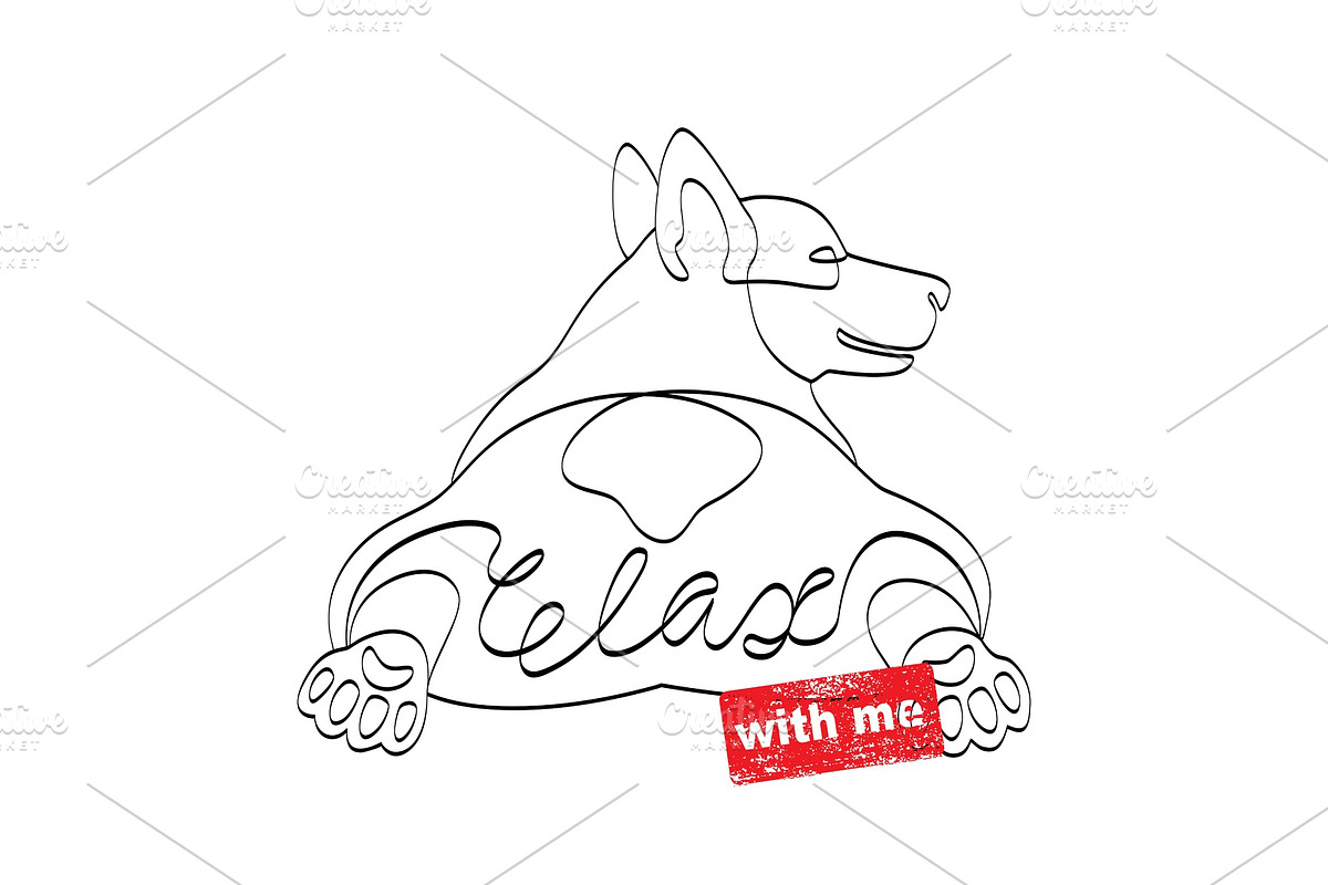 Relax With Me tshirt print wiht in Illustrations - product preview 8