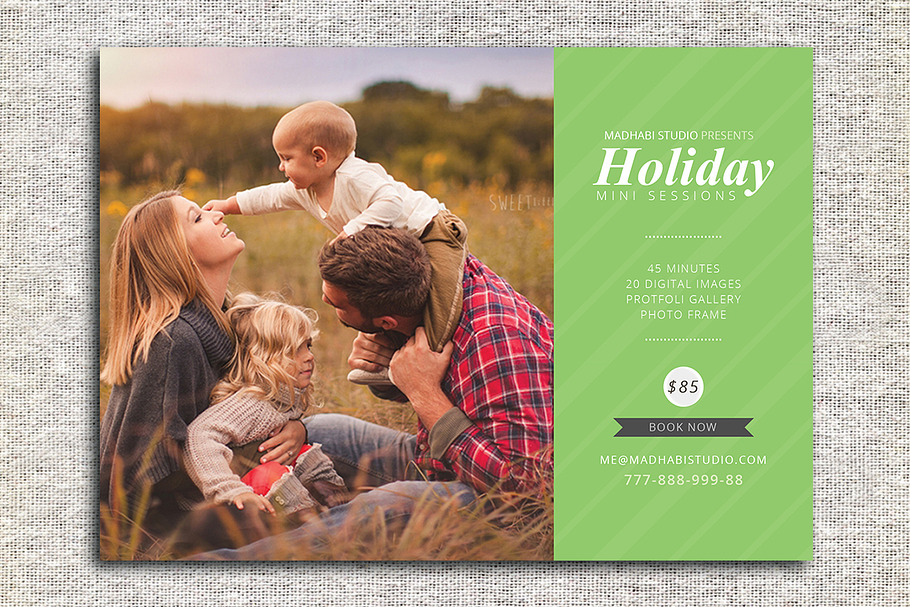 Holiday Mini Session in Flyer Templates - product preview 8