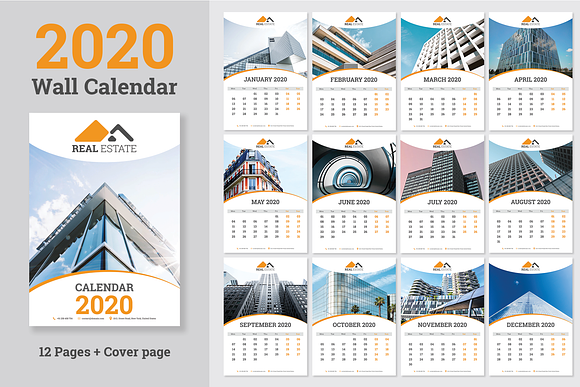 Calendar Cover Page Template