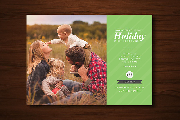 Holiday Mini Session in Flyer Templates - product preview 1
