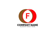 f letter circle logo