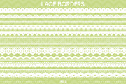 10 Lace Borders Clip Art II