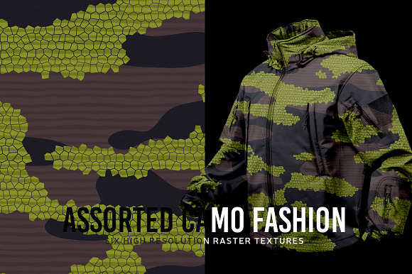 Assorted Camo Fashion in Textures - product preview 1