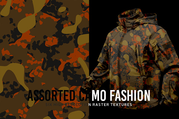 Assorted Camo Fashion in Textures - product preview 3