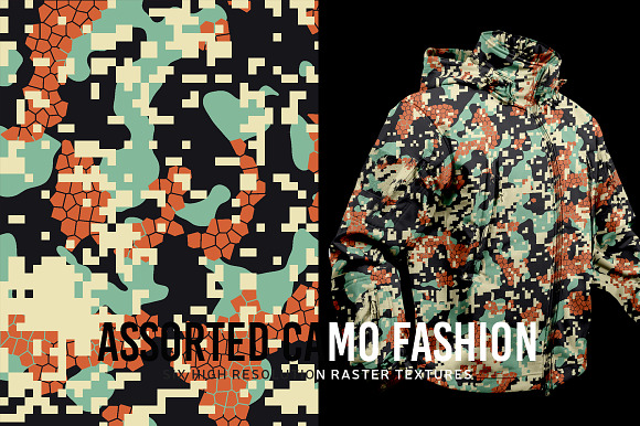 Assorted Camo Fashion in Textures - product preview 4