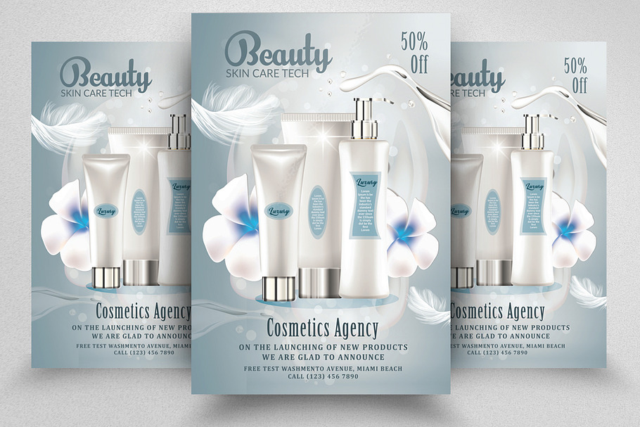 Cosmetic Product Agency Flyer