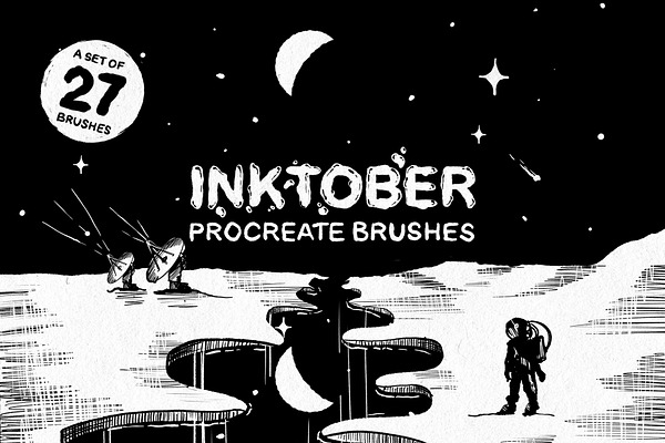Inktober Procreate brushes