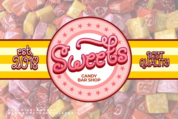 Silky Candy - Cute Sweet Font in Cute Fonts - product preview 6