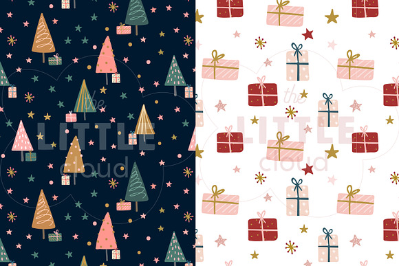 Modern Christmas pattern collection in Patterns - product preview 4