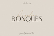 Angelic Bonques - Font Duo
