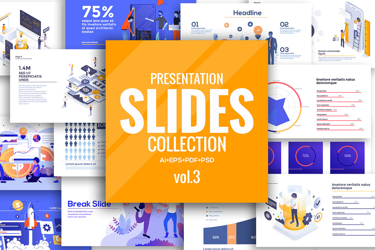 Presentation slide templates in Presentation Templates - product preview 8