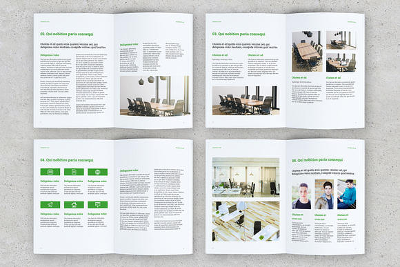 Business plan layout in Brochure Templates - product preview 2
