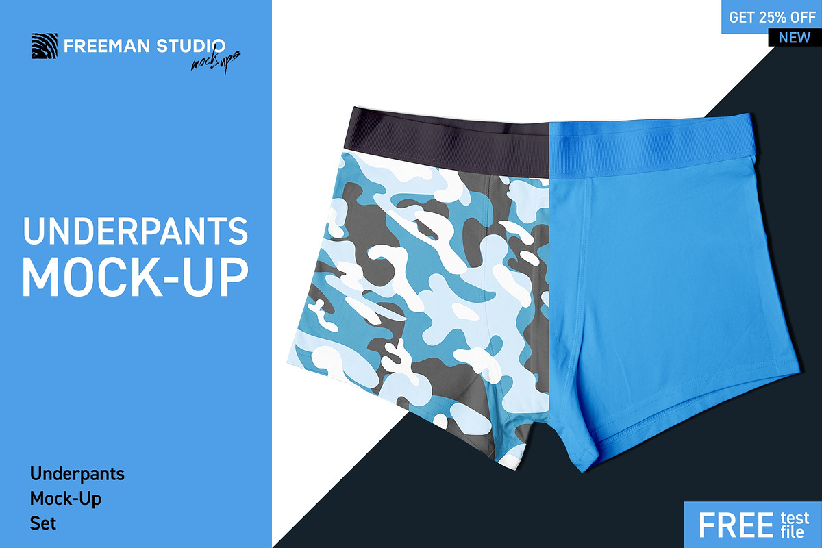 Underpants Mock-Up Set in Product Mockups - product preview 8