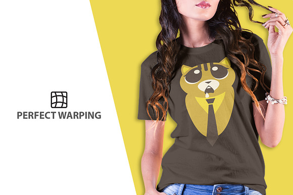 Female t-shirt Mockup-V-2-006 in Product Mockups - product preview 2