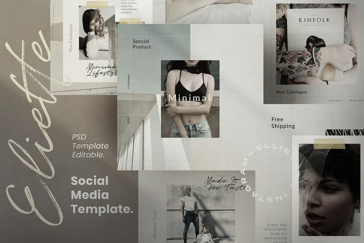 Eliette - Social Media Template + SG in Instagram Templates - product preview 8