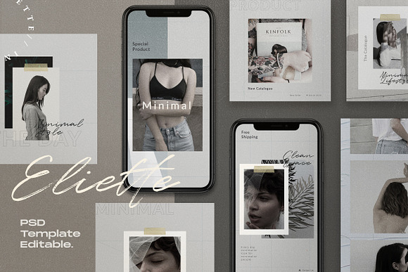 Eliette - Social Media Template + SG in Instagram Templates - product preview 1