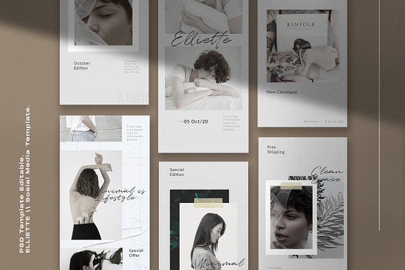 Eliette - Social Media Template + SG in Instagram Templates - product preview 3