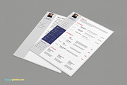 Job Resume CV & Cover Letter PSD Set